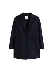 Violeta by Mango, Damen Mantel 'Basic4', Navy