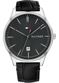 Tommy Hilfiger, Herren Quarzuhr 'DRESSED UP', Schwarz / Silber