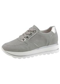 Gabor, Damen Sneaker, Hellgrau / Silber