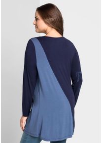 Joe Browns, Damen Longshirt, Rauchblau / Dunkelblau
