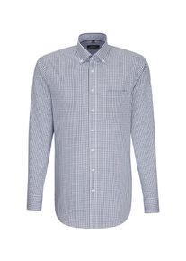 Seidensticker, Herren Hemd, Blau / Wei&szlig;