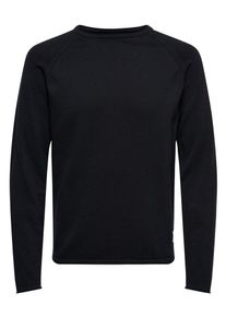 Only & Sons Only & Sons, Herren Strickpullover, Schwarz