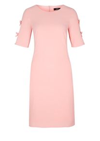 s.Oliver BLACK LABEL, Damen Kleid mit Schleifen-Details, Rosa