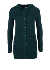 Q/S Designed By, Damen Strickjacke, Smaragd
