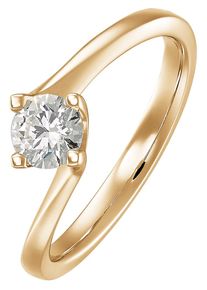 Christ, Damen Ring 'Diamonds', Gold / Weiß