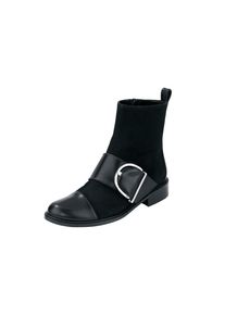 Heine, Damen Stiefelette, Schwarz