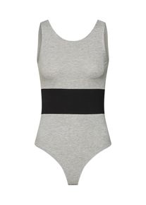 Noisy may, Damen Body 'NMKATE S/L BODY', Grau / Schwarz