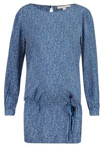 Esprit Maternity, Damen Bluse, Royalblau / Weiß