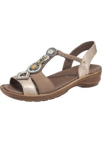 Ara, Damen Sandalen 'Hawaii', Beige / Dunkelbeige
