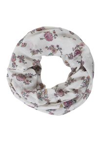 Esprit, Damen Schal 'RCS_FlowerInfin', Rosa / Offwhite
