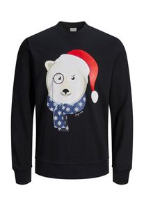 Jack & Jones JACK & JONES, Herren Weihnachts Strickpullover, Blau / Rot / Schwarz / Wei&szlig;