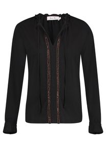 Queen mum, Damen Top, Schwarz