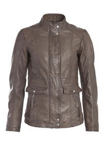 Mustang, Damen Lederjacke 'Jasmin', Braun