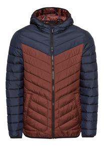 Tom Tailor, Herren Übergangsjacke, Dunkelblau / Braun