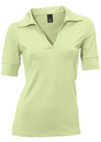 Heine, Damen Blusenshirt mit Kragen, Limette