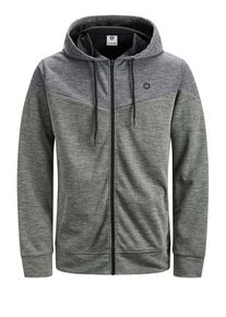 Jack & Jones JACK & JONES, Herren Sweatshirt, Graumeliert / Gr&uuml;nmeliert