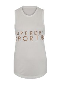Superdry, Damen Top 'Active Studio Luxe Vest', Wei&szlig;