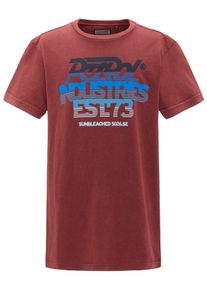 PETROL INDUSTRIES, T-Shirt, Nachtblau / Himmelblau / Hellblau / Pastellrot