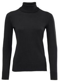 Heine, Damen Rollkragen-Pullover, Schwarz