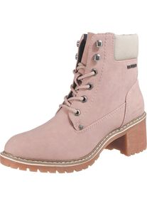 Tom Tailor, Damen Winterstiefeletten, Beige / Altrosa