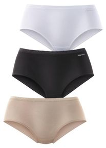 Mey, Damen Taillenslip (3 Stck.), Hellbeige / Schwarz / Wei&szlig;