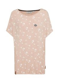 Naketano, Damen T-Shirt, Altrosa / Weiß