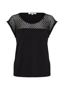 ABOUT YOU, Damen Shirt 'Gioia', Schwarz