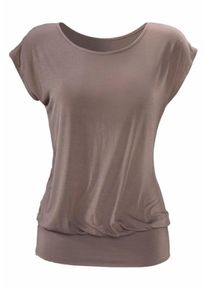 Lascana, Damen Longshirt, Schlammfarben