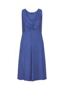 Tom Tailor, Damen Kleid 'lovely knot', Navy / Weiß