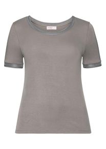 sheego Class, Damen T-Shirt, Stone