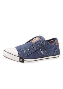 Mustang, Damen Slipper im Used Look, Blue Denim