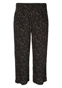 JUNAROSE, Damen Gepunktete Hose, Schwarz