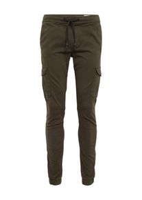 Tom Tailor Denim, Herren Chino 'Cargojogger stretch twill', Dunkelgrün