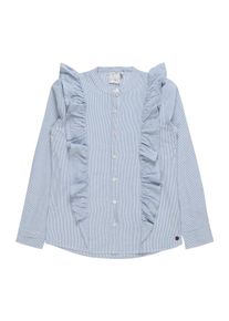 Vingino, Mädchen Bluse 'Linny', Royalblau / Weiß