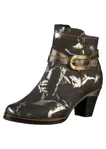 Laura Vita, Damen Stiefelette, Schwarz / Silber