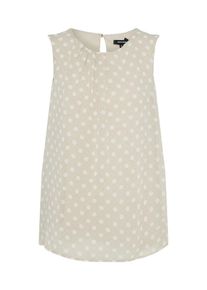 More & More MORE & MORE, Damen Casual Top, Beige / Weiß