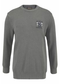 MAN'S WORLD Man's World, Herren Strickpullover, Grau