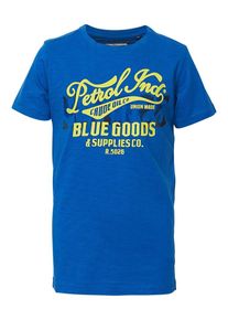 PETROL INDUSTRIES, T-Shirt, Blau / Gelb