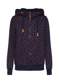 Only, Damen Sweatjacke 'SIGNE', Nachtblau / Rot