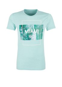 Q/S Designed By, Herren T-Shirt, Türkis / Petrol