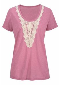 LTB, Damen T-Shirt 'ORACI', Rosa
