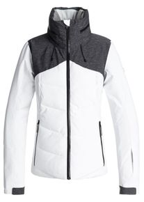 Roxy, Damen Snowboardjacke 'Flicker', Dunkelgrau / Weiß