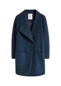 Esprit, Damen Mantel mit Wollanteil, Petrol