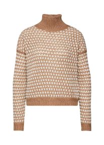 Hugo, Damen Pullover 'Suzan', Braun / Wei&szlig;