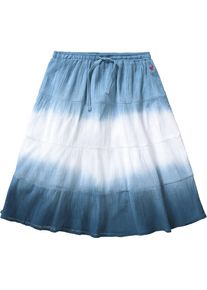 Boboli B&Ograve;BOLI, M&auml;dchen Maxirock, Himmelblau / Dunkelblau / Wei&szlig;