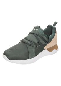 asics, Herren Sneaker, Hellbeige / Dunkelgrün