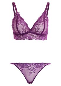Lingadore, Damen Bralette & String, Lila