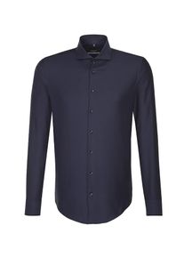 Seidensticker, Herren Hemd, Dunkelblau