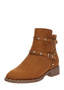 ABOUT YOU, Damen Stiefelette 'Ecrin', Cognac