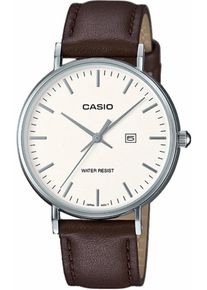 Casio, Damen Collection Quarzuhr 'LTH-1060L-7AER', Dunkelbraun / Silber